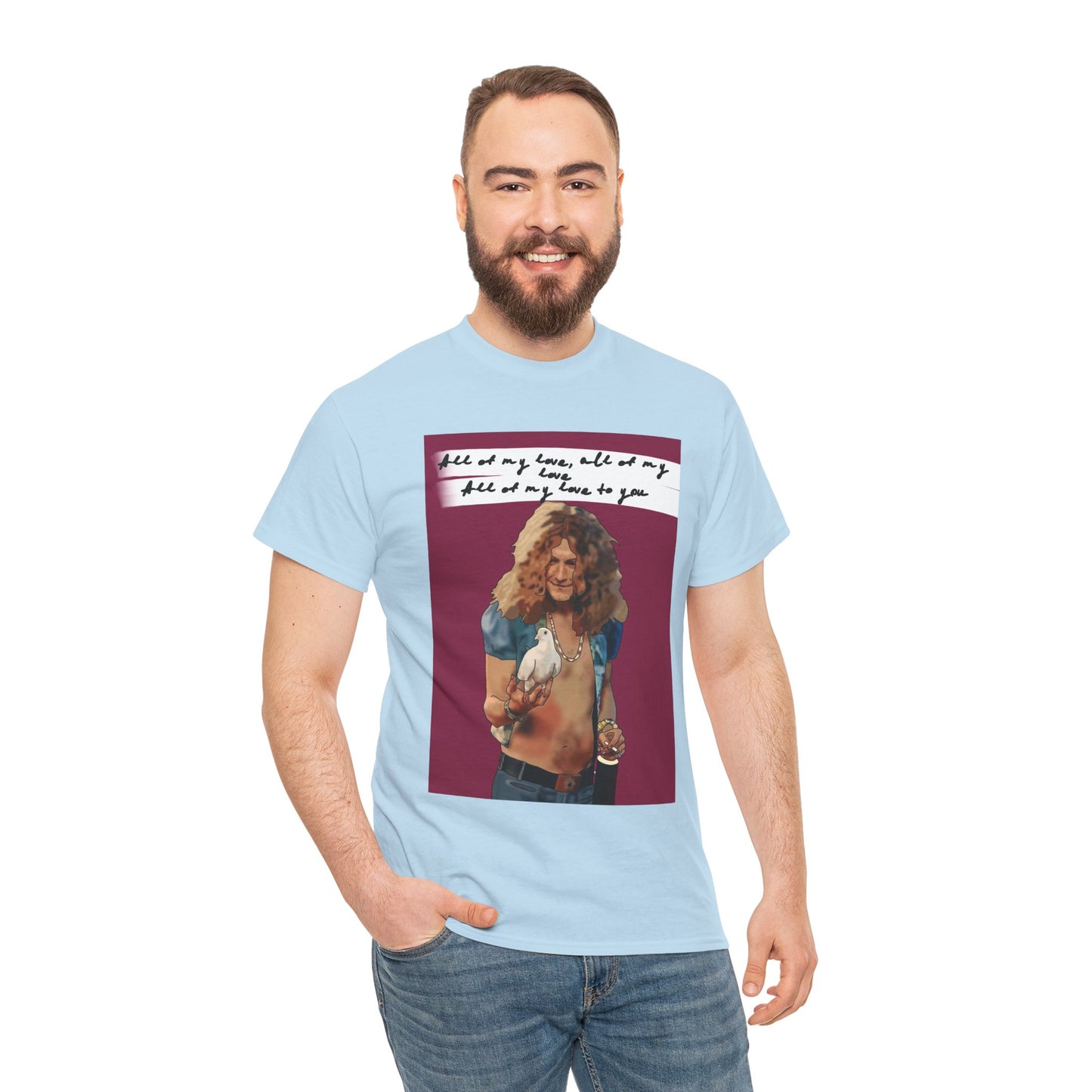 Robert Plant Led Zeppelin lyrics t shirt