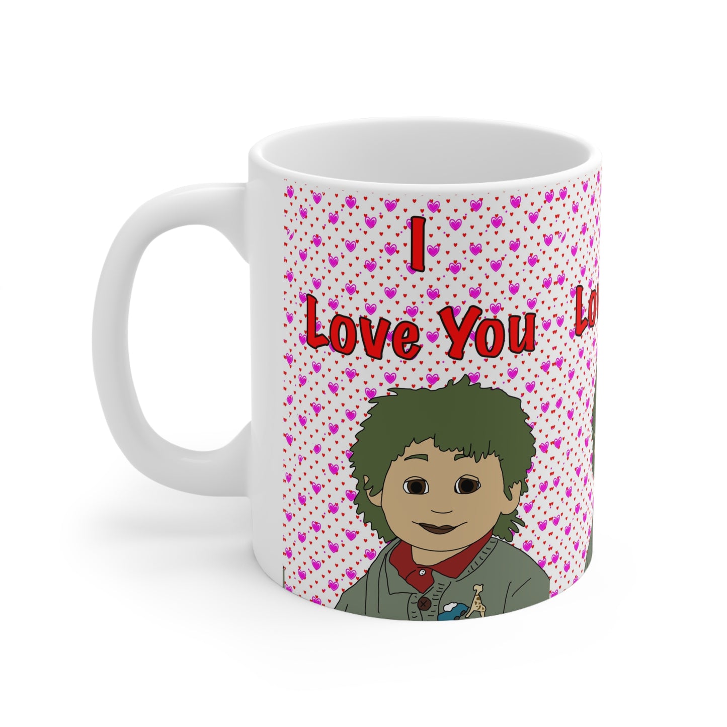I Love You  Mug – Cute Valentine’s Day Ceramic Coffee Cup