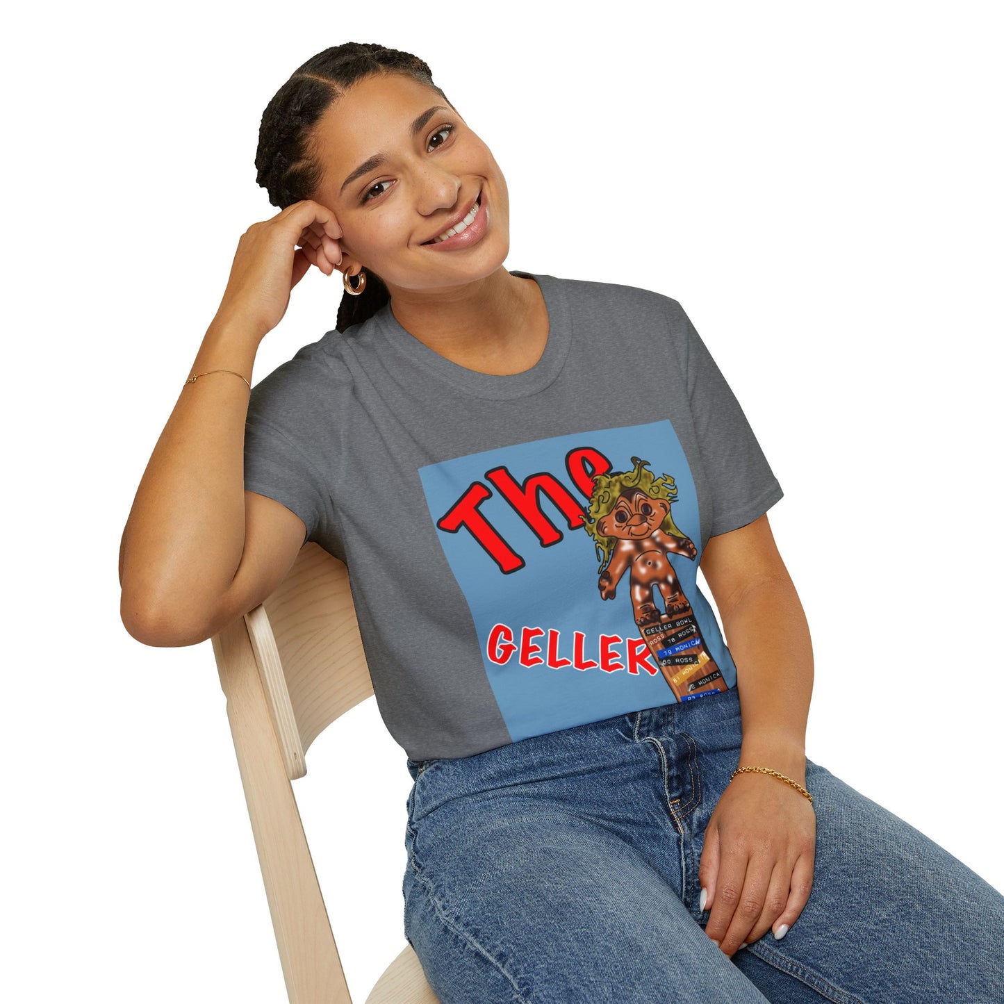 Friends TV Show Geller Cup T-Shirt — Retro Trophy Graphic Tee