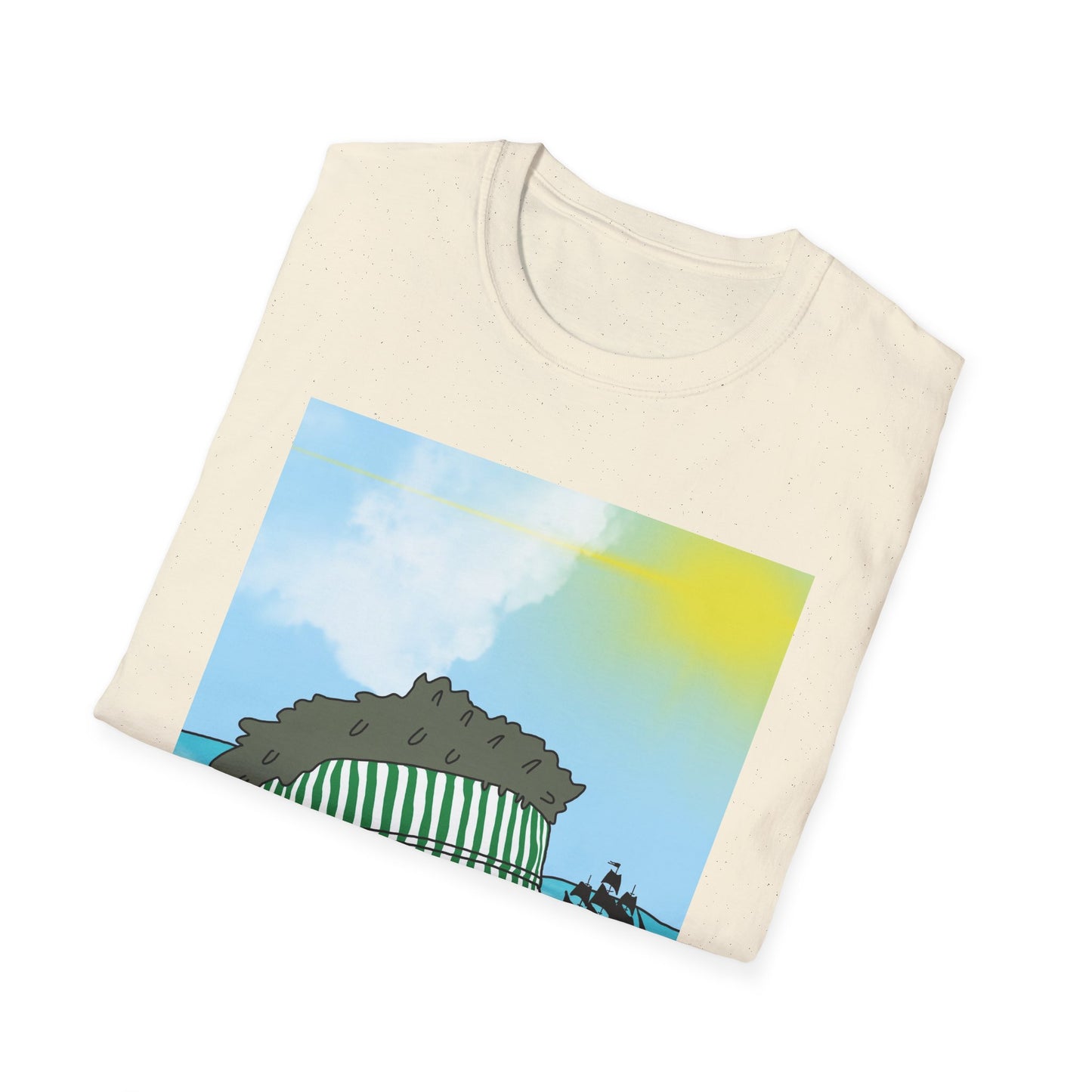 Hawaiian Tiny Surf T-Shirt — Cute Island Lei Graphic Tee