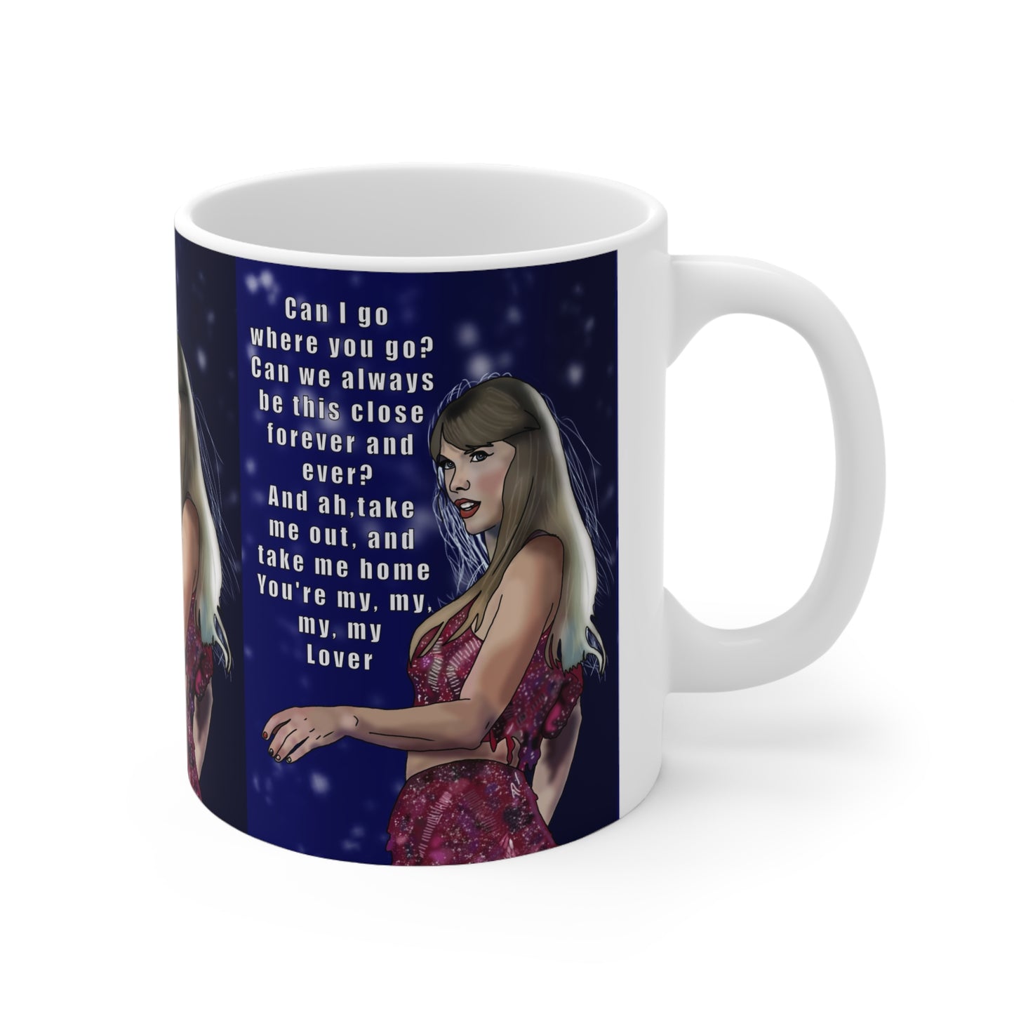 Taylor Swifty 'Lover' Ceramic Cup