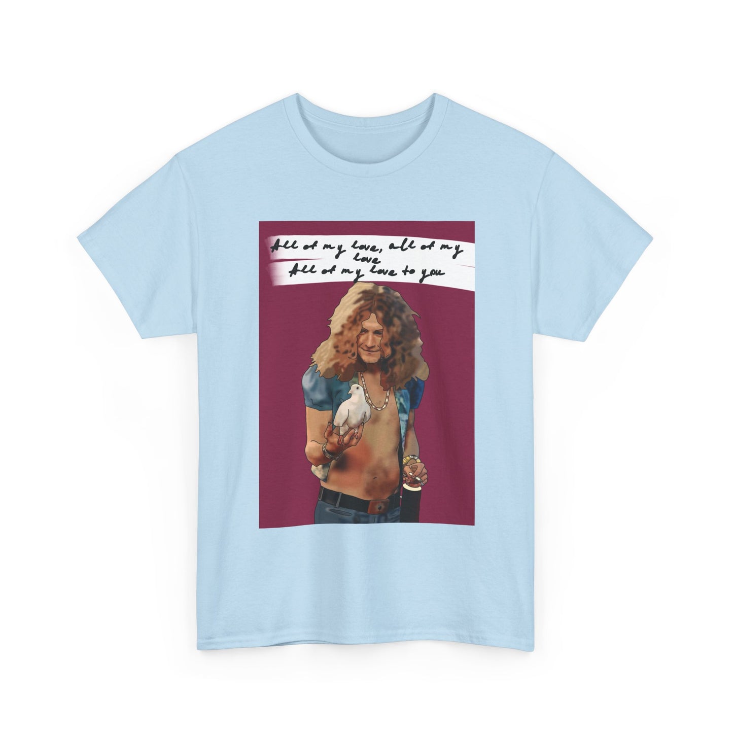 Robert Plant Led Zeppelin lyrics t shirt