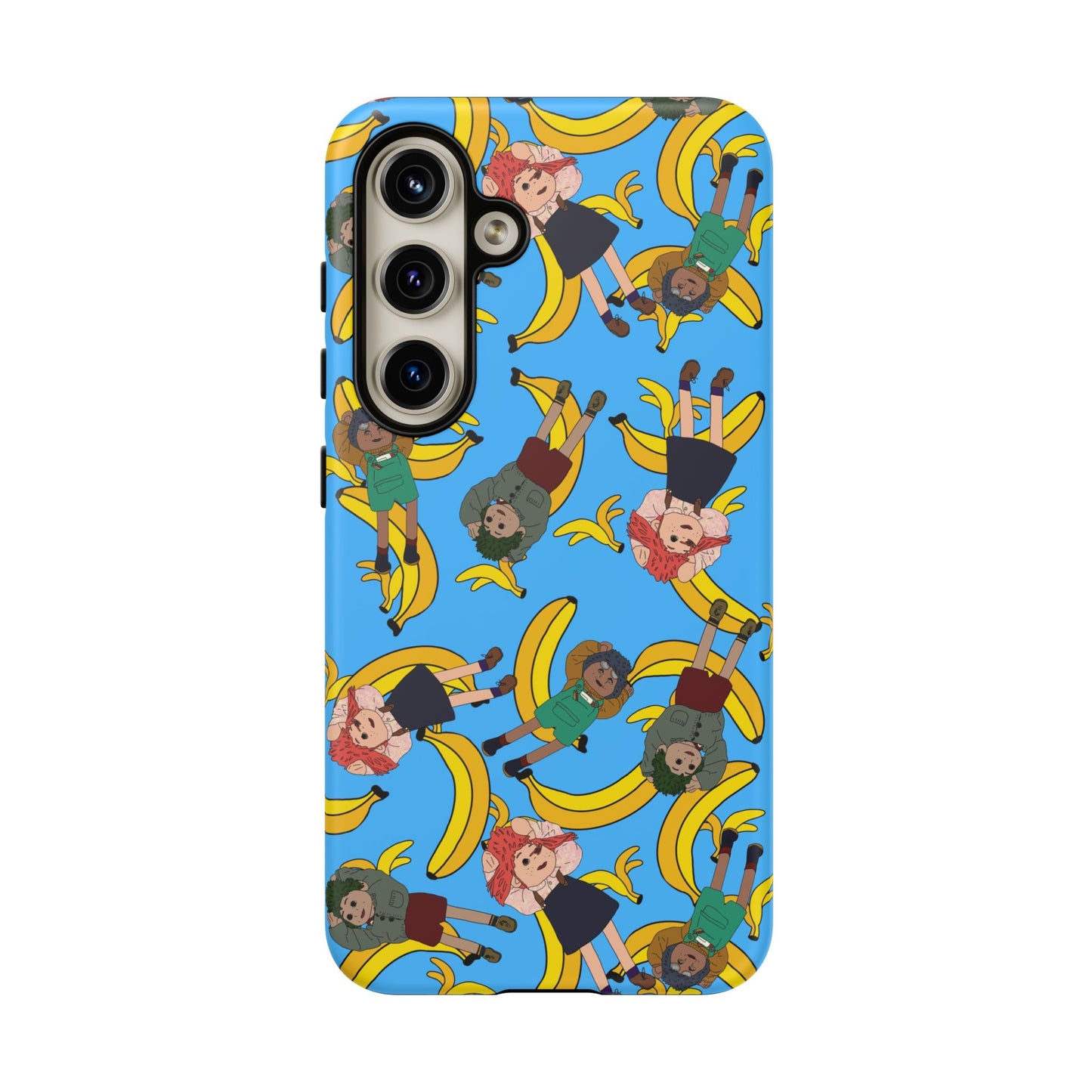 Banana Tots Pattern Phone Case — Cute Cartoon Phone Cover