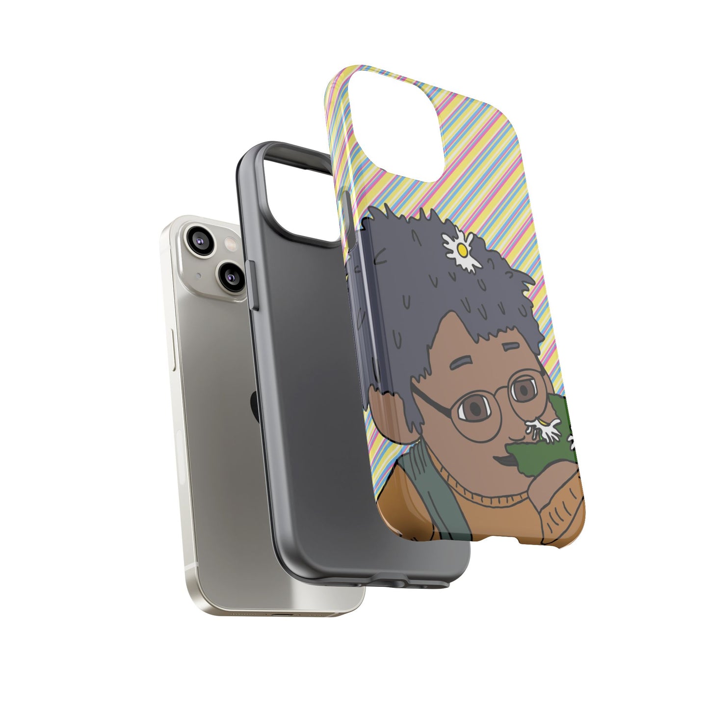 Cute Flowers Tom Phone Case —