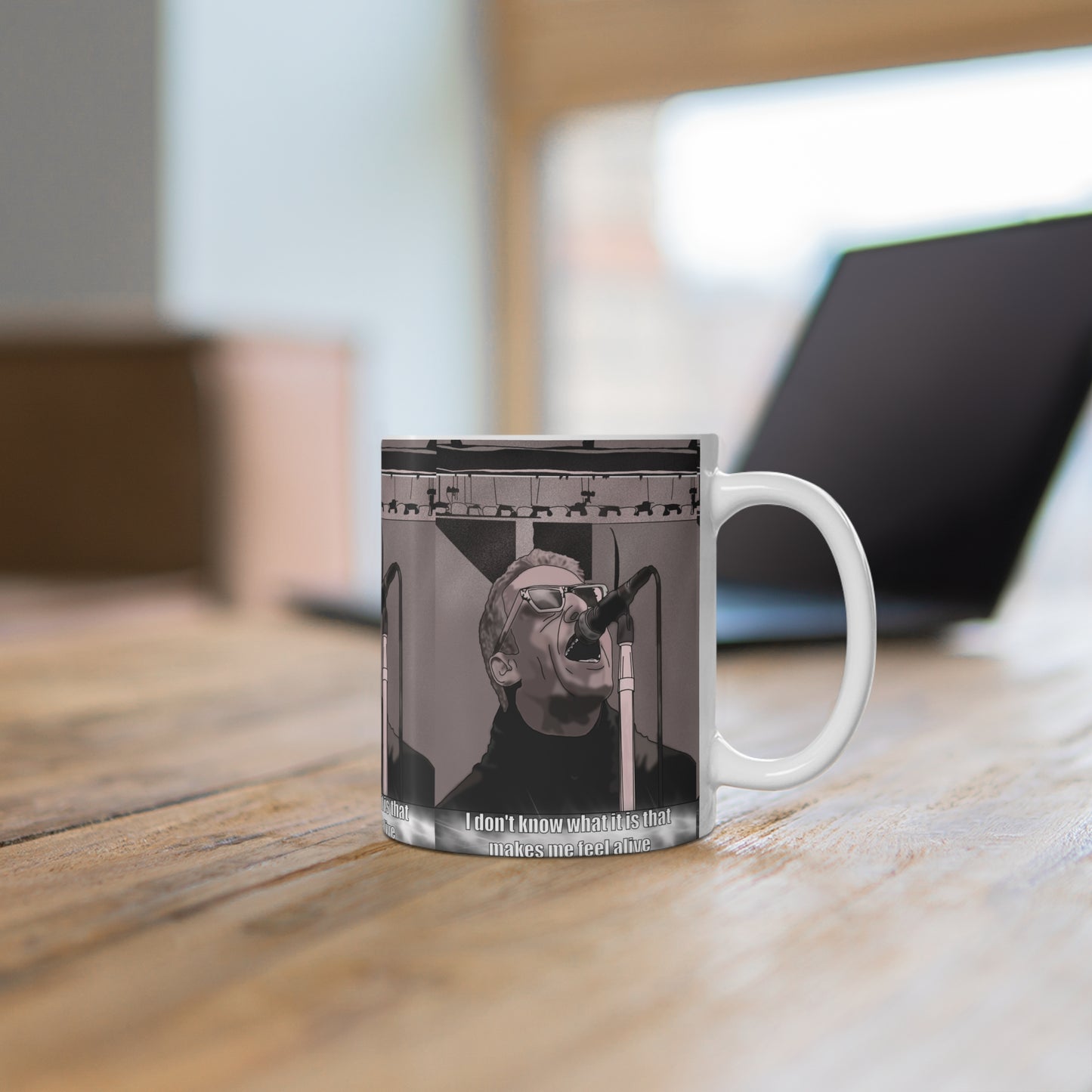 Liam Gallagher Oasis Reunion Need Each other Mug with Lyrics — Vintage Concert Ceramic Coffee Cup
