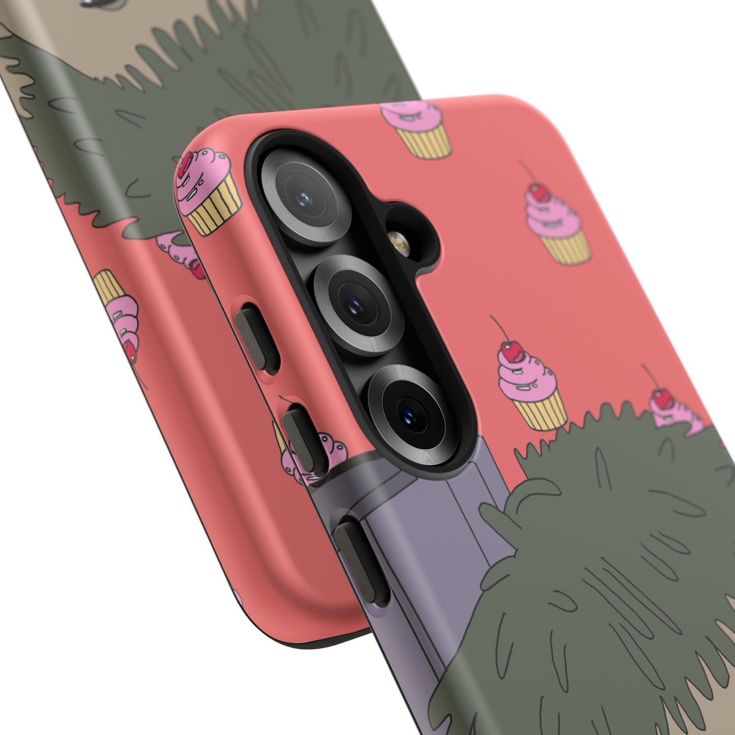 Cute Cupcake Tiny Phone Case — Whimsical Retro Character Protective Cover