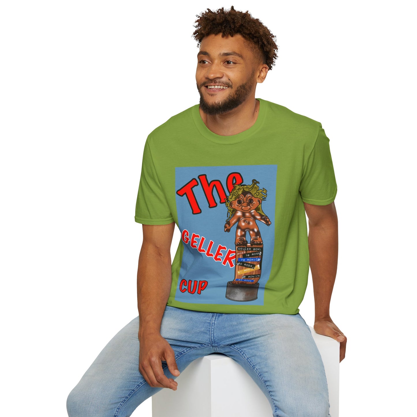 Friends TV Show Geller Cup T-Shirt — Retro Trophy Graphic Tee