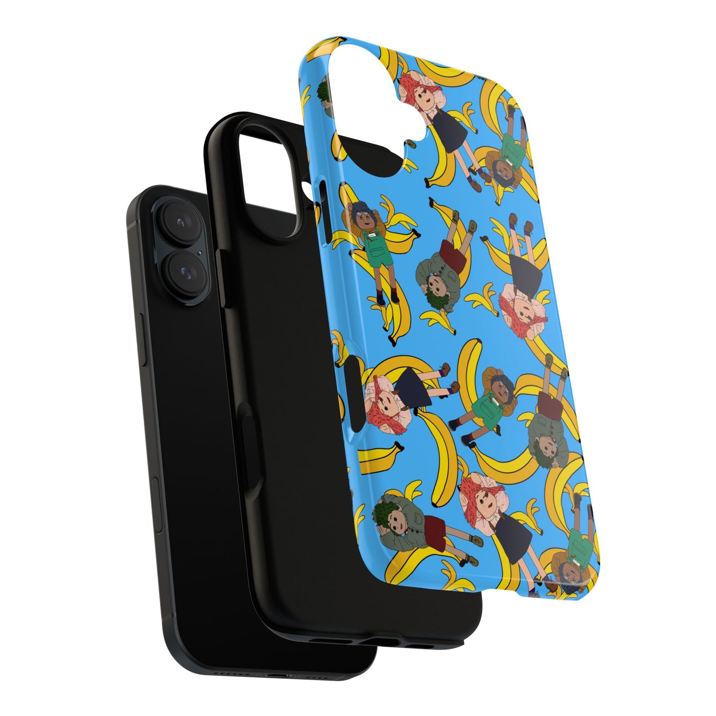 Banana Tots Pattern Phone Case — Cute Cartoon Phone Cover