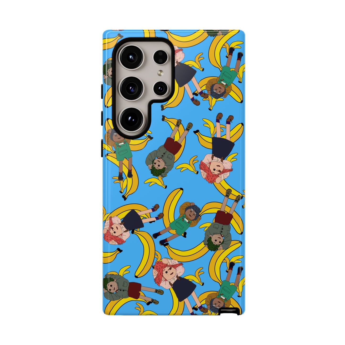 Banana Tots Pattern Phone Case — Cute Cartoon Phone Cover