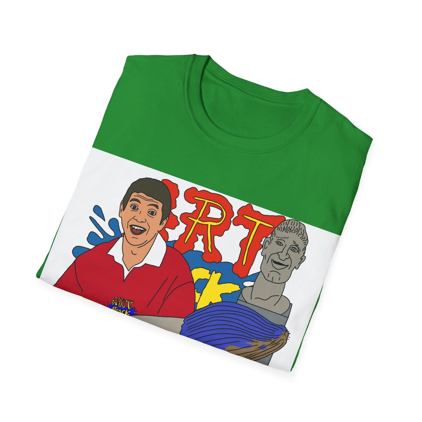 Art Attack 90s T-Shirt — Funny Graphic Tee