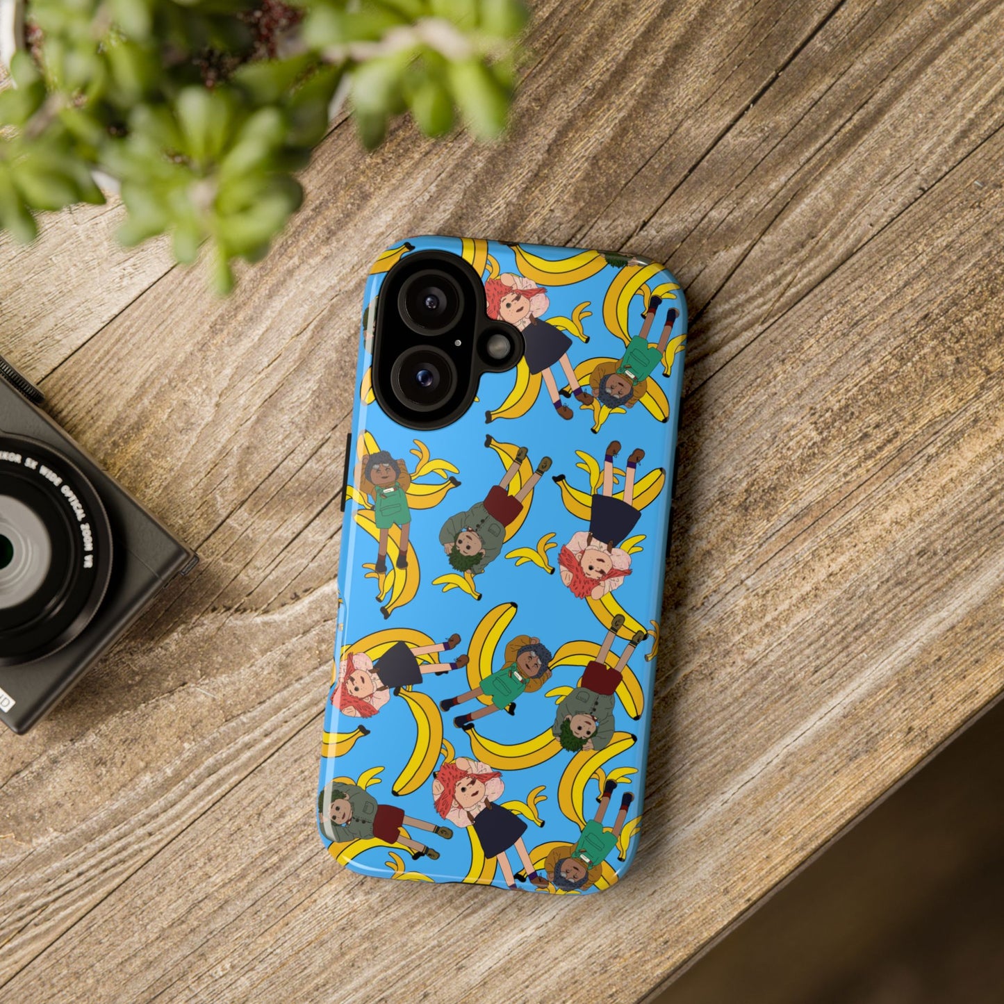 Banana Tots Pattern Phone Case — Cute Cartoon Phone Cover