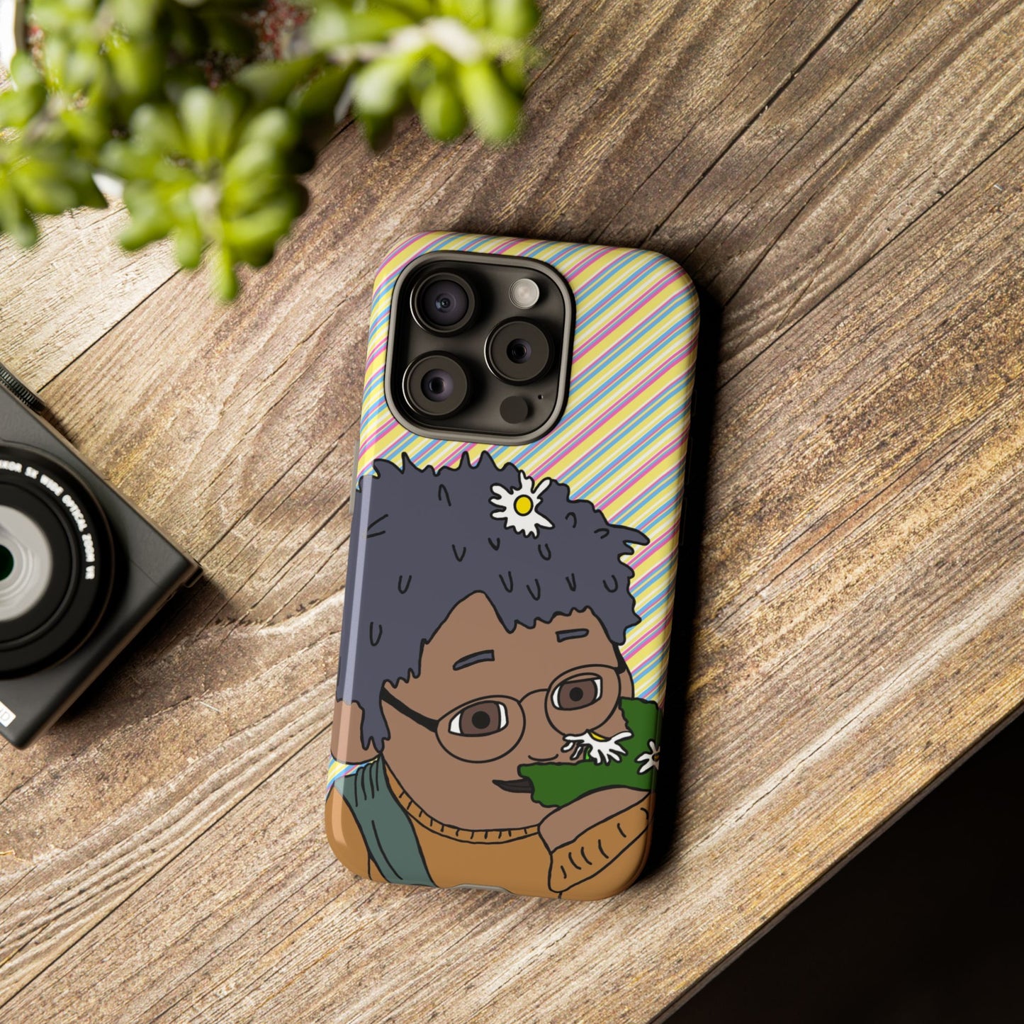 Cute Flowers Tom Phone Case —