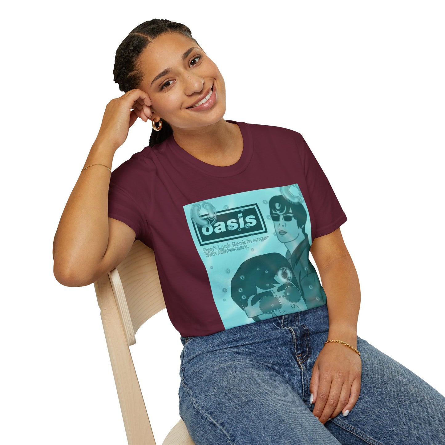 Oasis 30th Anniversary Don’t Look Back In Anger  T-Shirt | More Jam