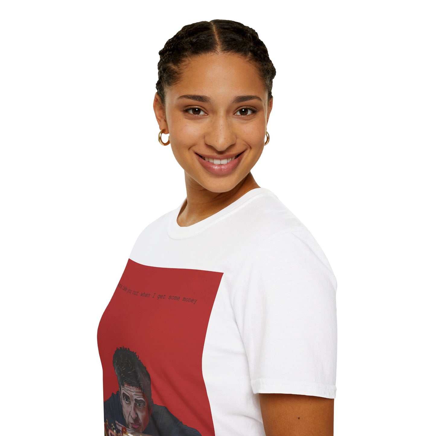 Noel Gallagher Rock Guitar Portrait T‑Shirt — Moody Musician Design