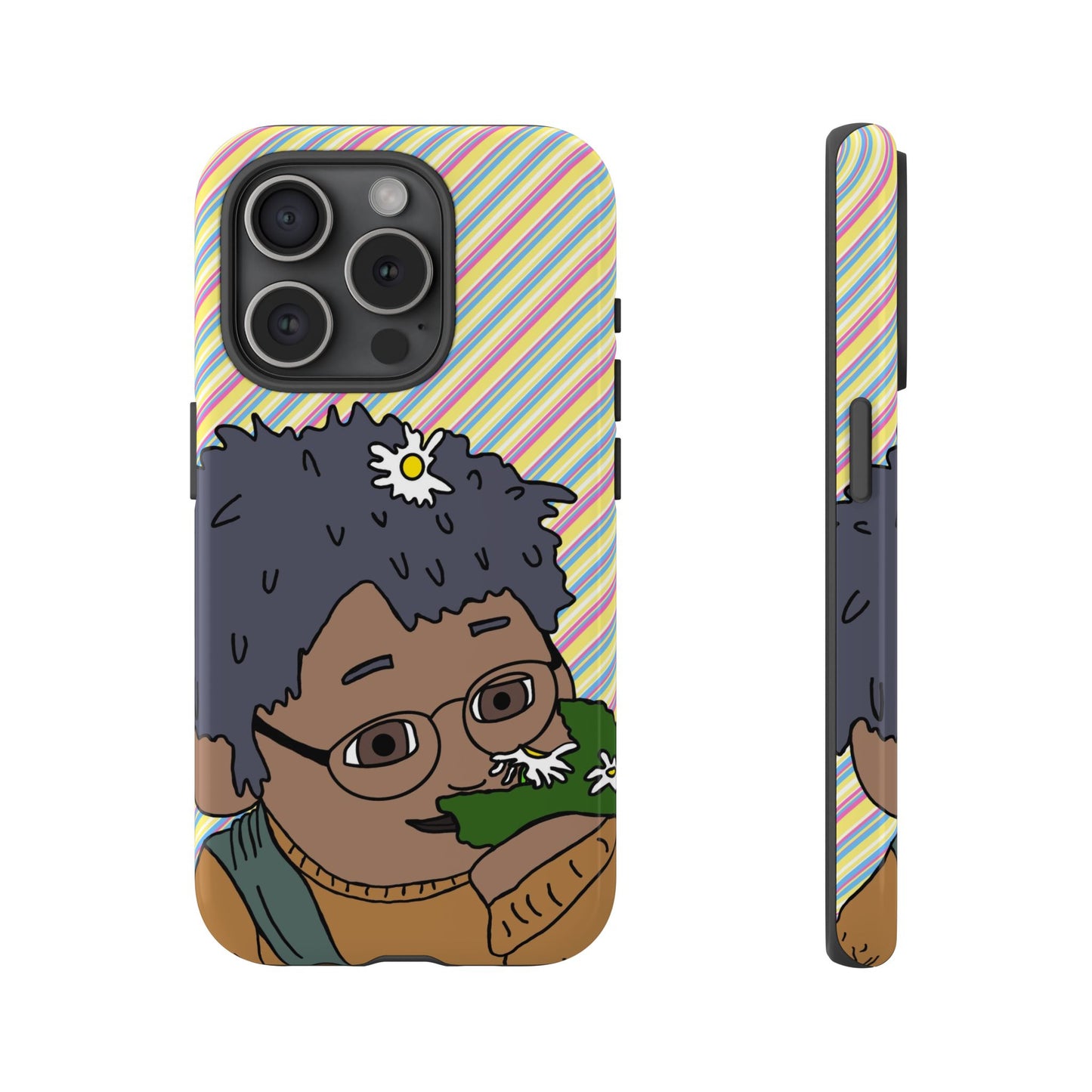 Cute Flowers Tom Phone Case —
