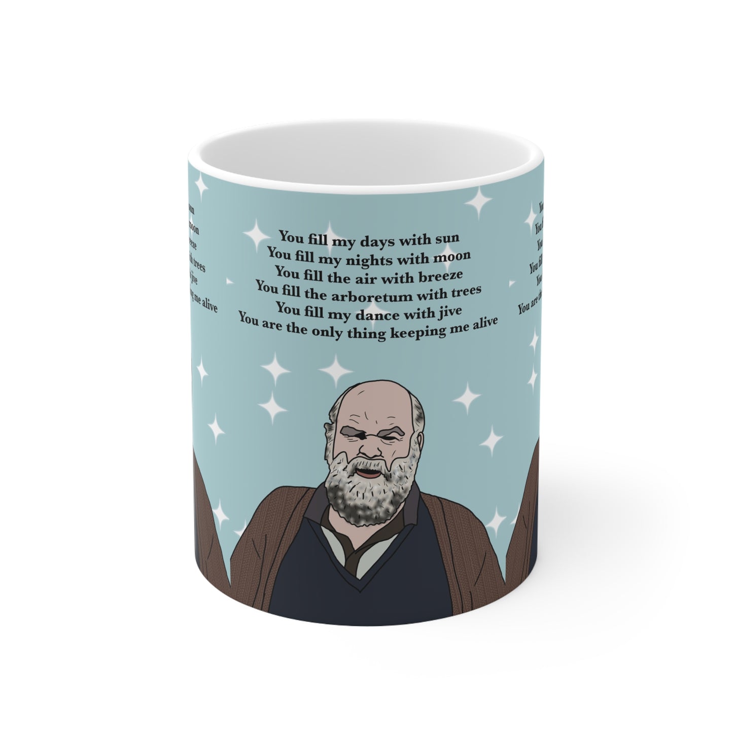 Len This Country Poem Coffee Cup