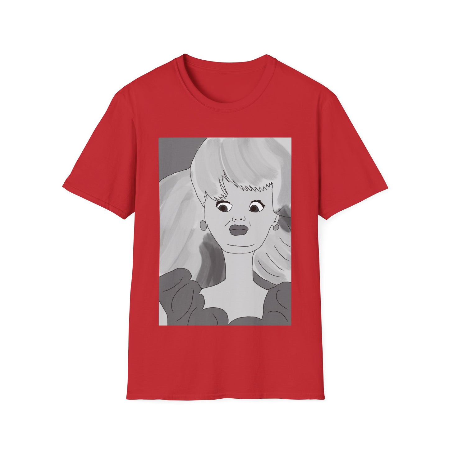 EWWW T-Shirt — Retro Pop Art Doll Portrait Graphic Tee