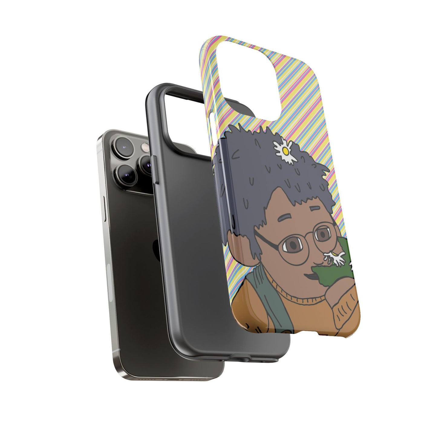 Cute Flowers Tom Phone Case —