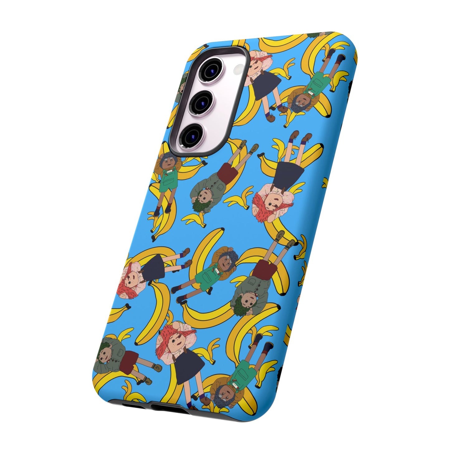 Banana Tots Pattern Phone Case — Cute Cartoon Phone Cover
