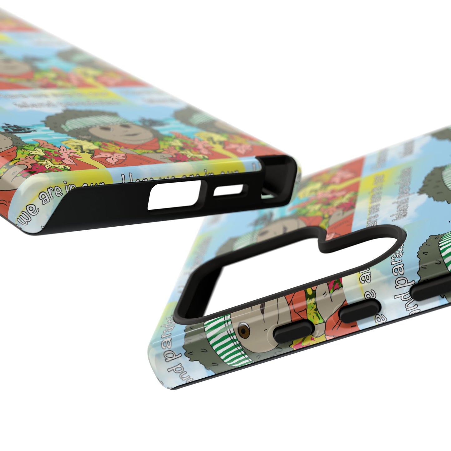 Phone Case Paradoise "here we are in our island paradise"