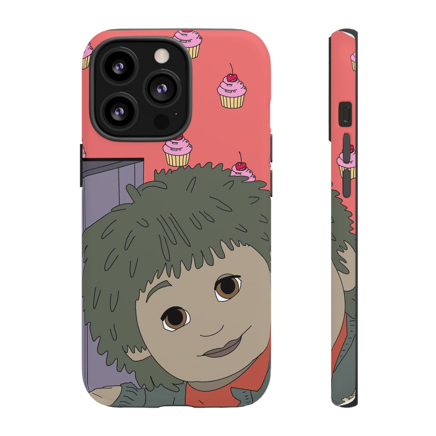 Cute Cupcake Tiny Phone Case — Whimsical Retro Character Protective Cover