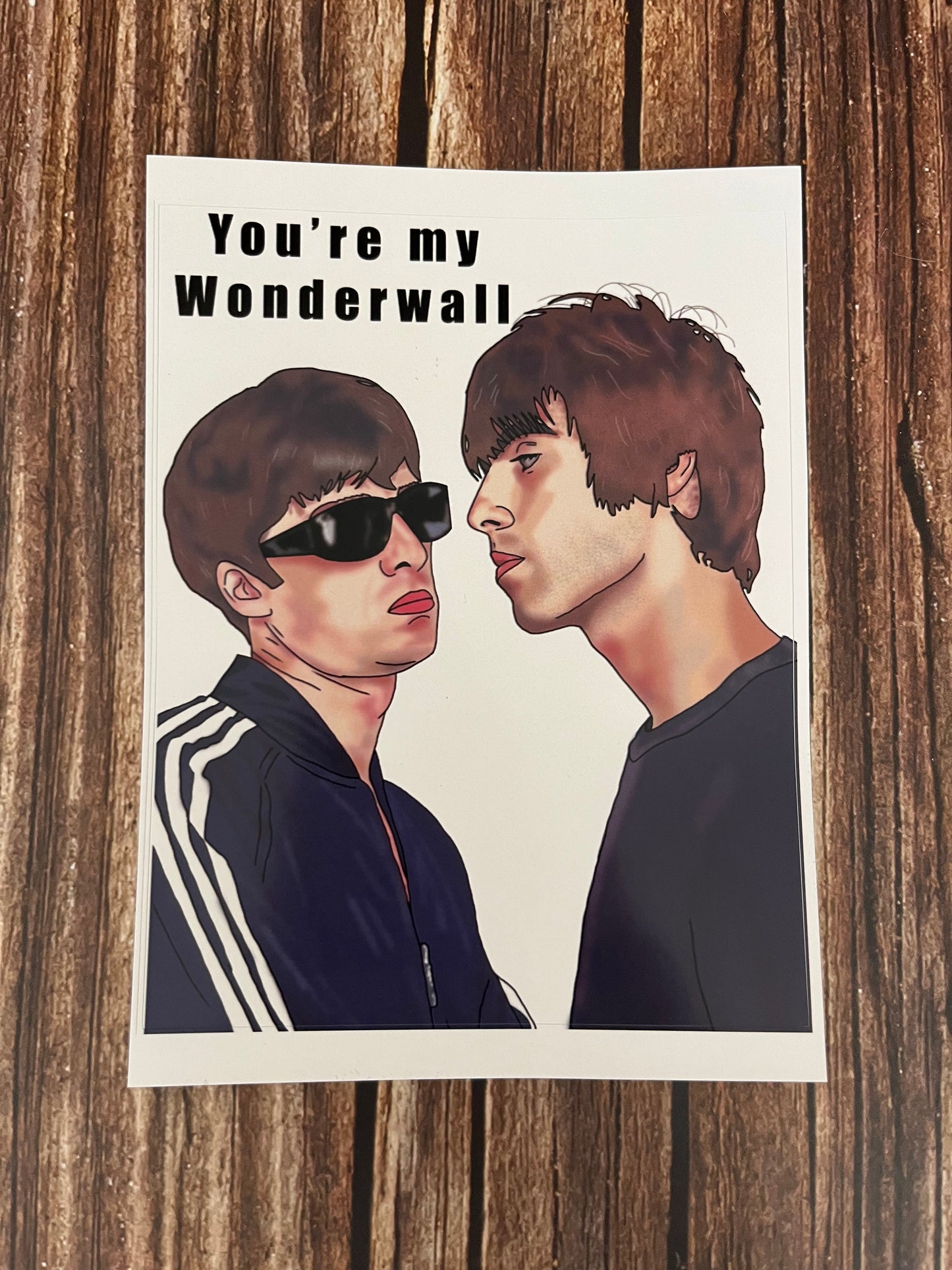 Oasis Wonderwall Wine Label