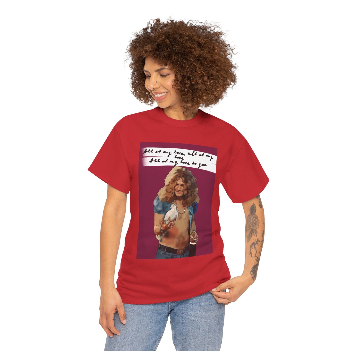 Robert Plant Led Zeppelin lyrics t shirt