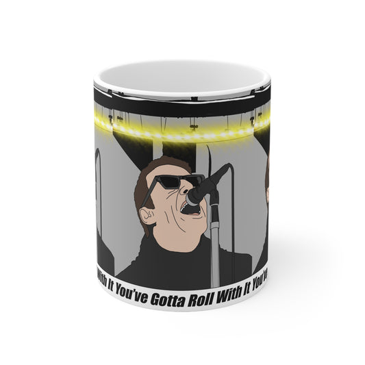 Roll With It Oasis Reunion Rock Band Coffee Mug — "You’ve Gotta Roll With It" Ceramic Mug