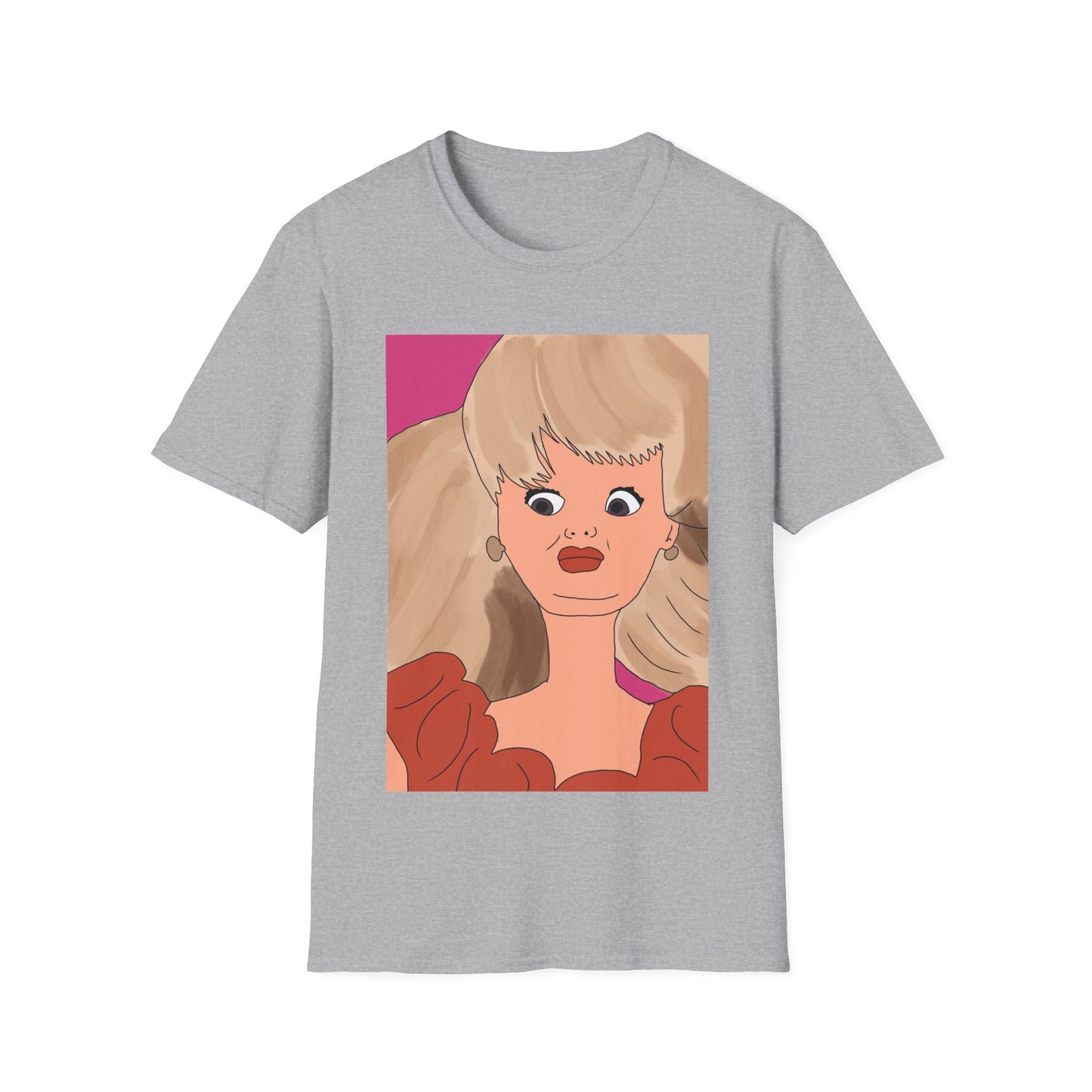 Ewww Retro Pop Art Doll Portrait T-Shirt