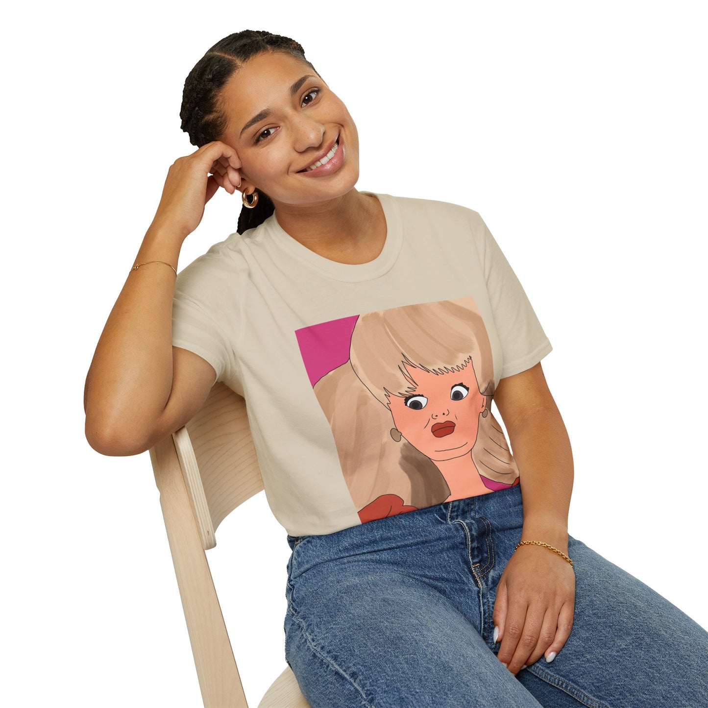 Ewww Retro Pop Art Doll Portrait T-Shirt
