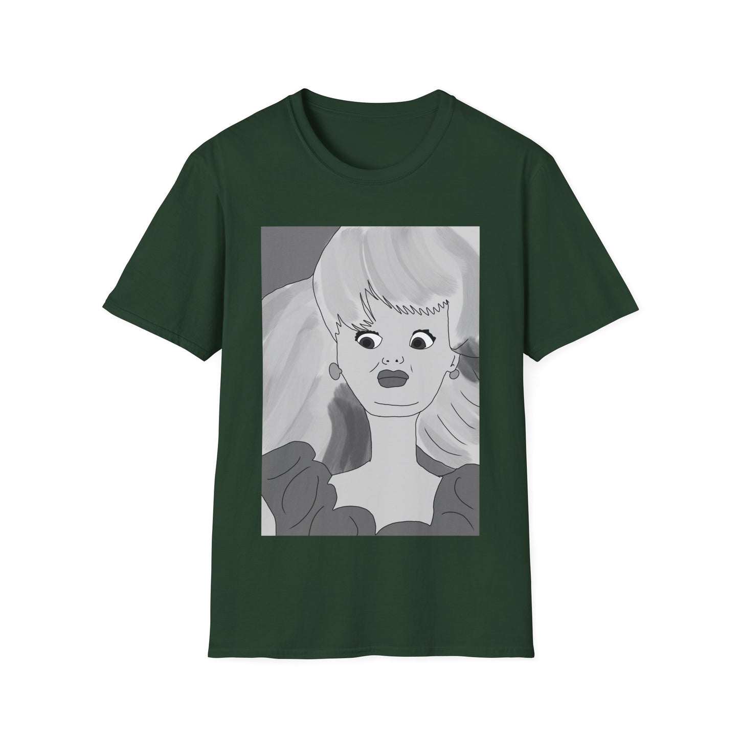 EWWW T-Shirt — Retro Pop Art Doll Portrait Graphic Tee