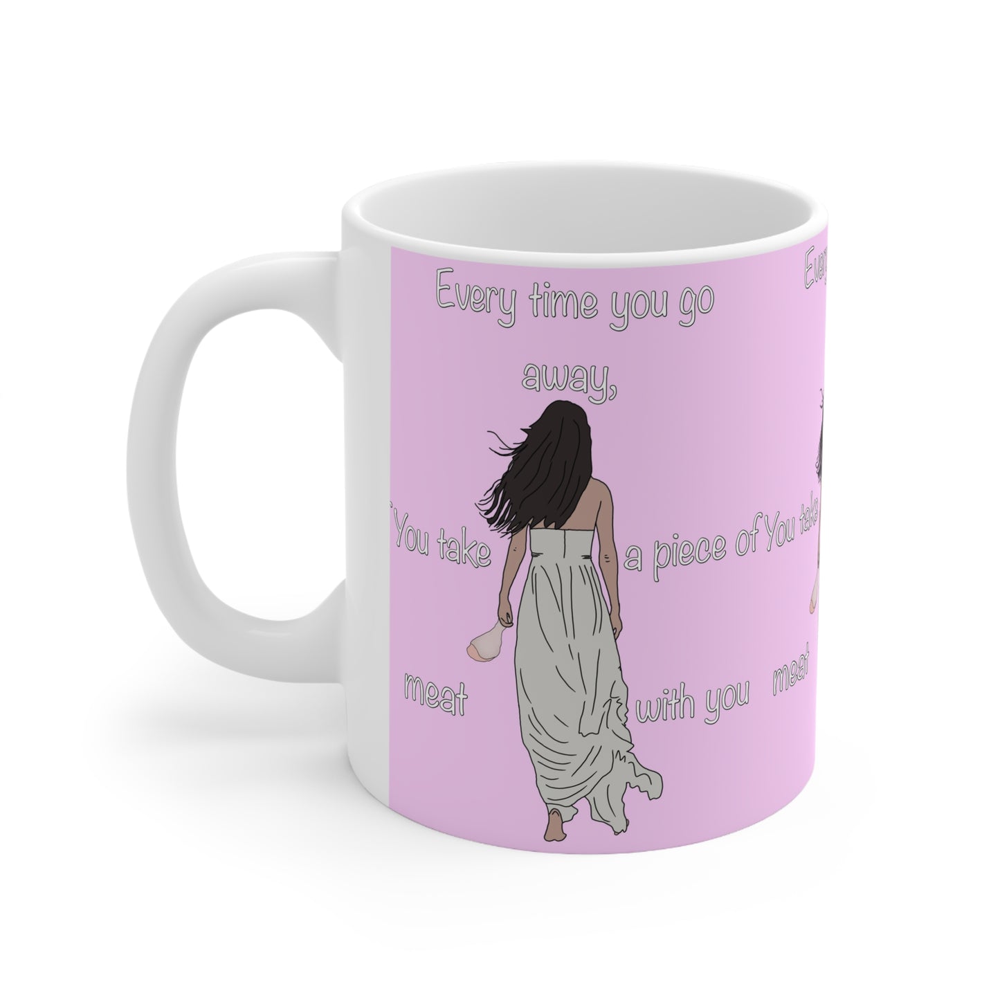 Funny Misheard Lyrics Ceramic Coffee Cup