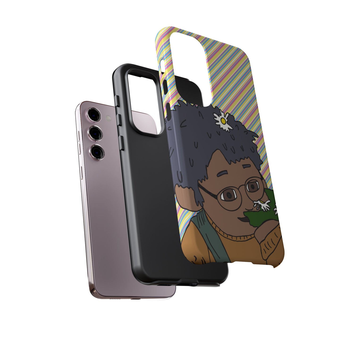 Cute Flowers Tom Phone Case —