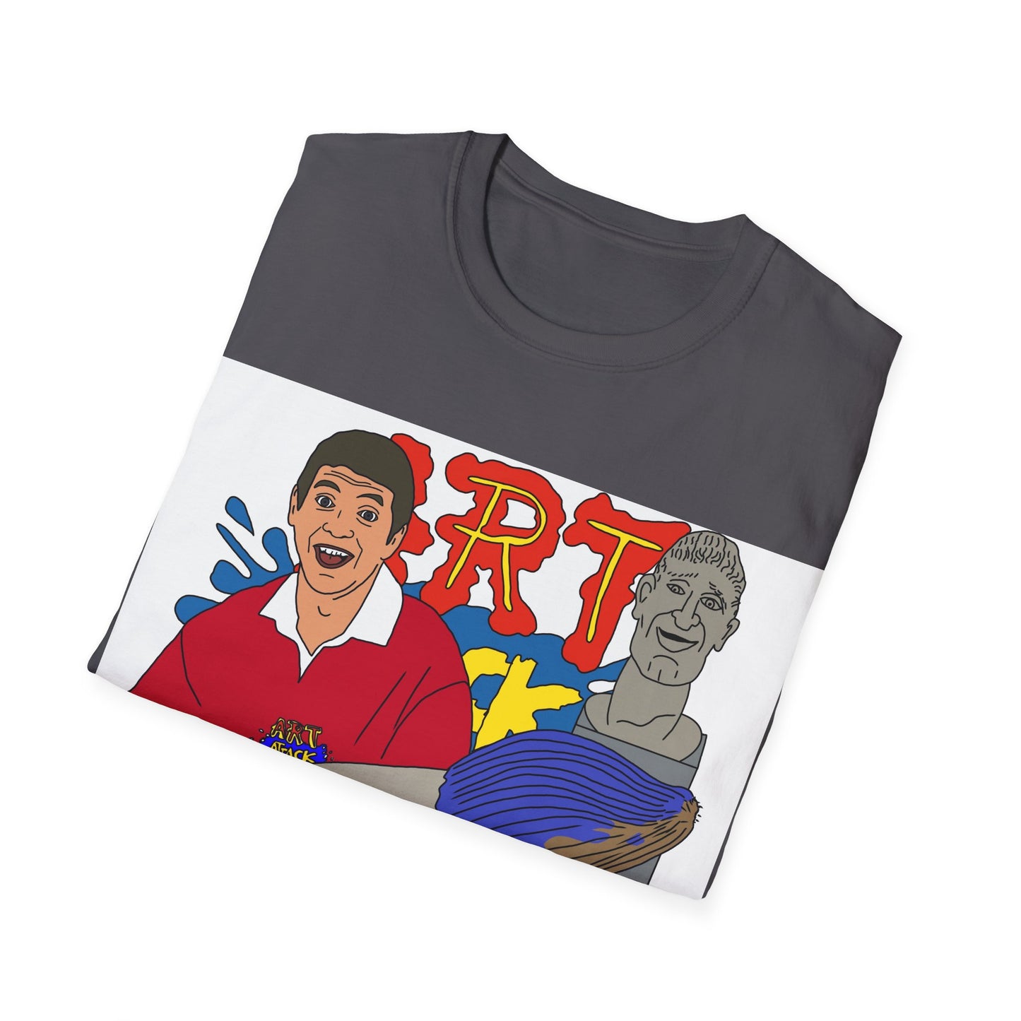 Art Attack 90s T-Shirt — Funny Graphic Tee