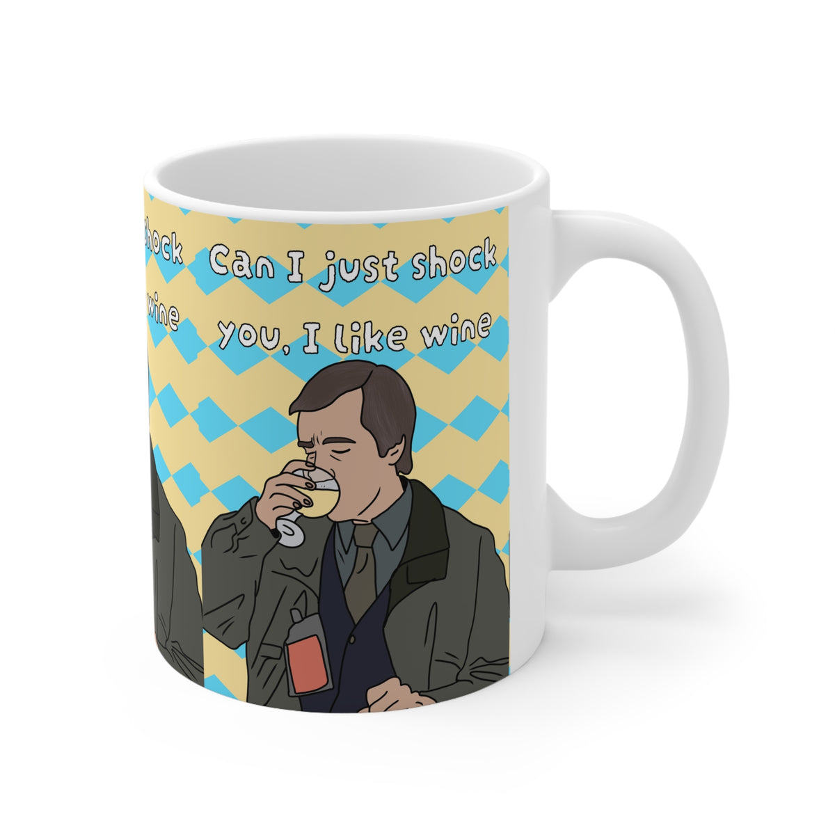 Alan Partridge | Can I Just Shock You Mug | More Jam