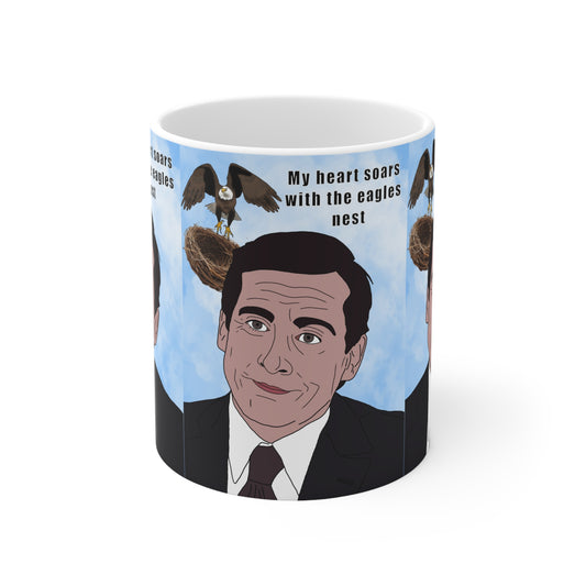 The Office Michael Scott — 'My Heart Soars with the Eagle's Nest' Funny Pop Culture Office Gift