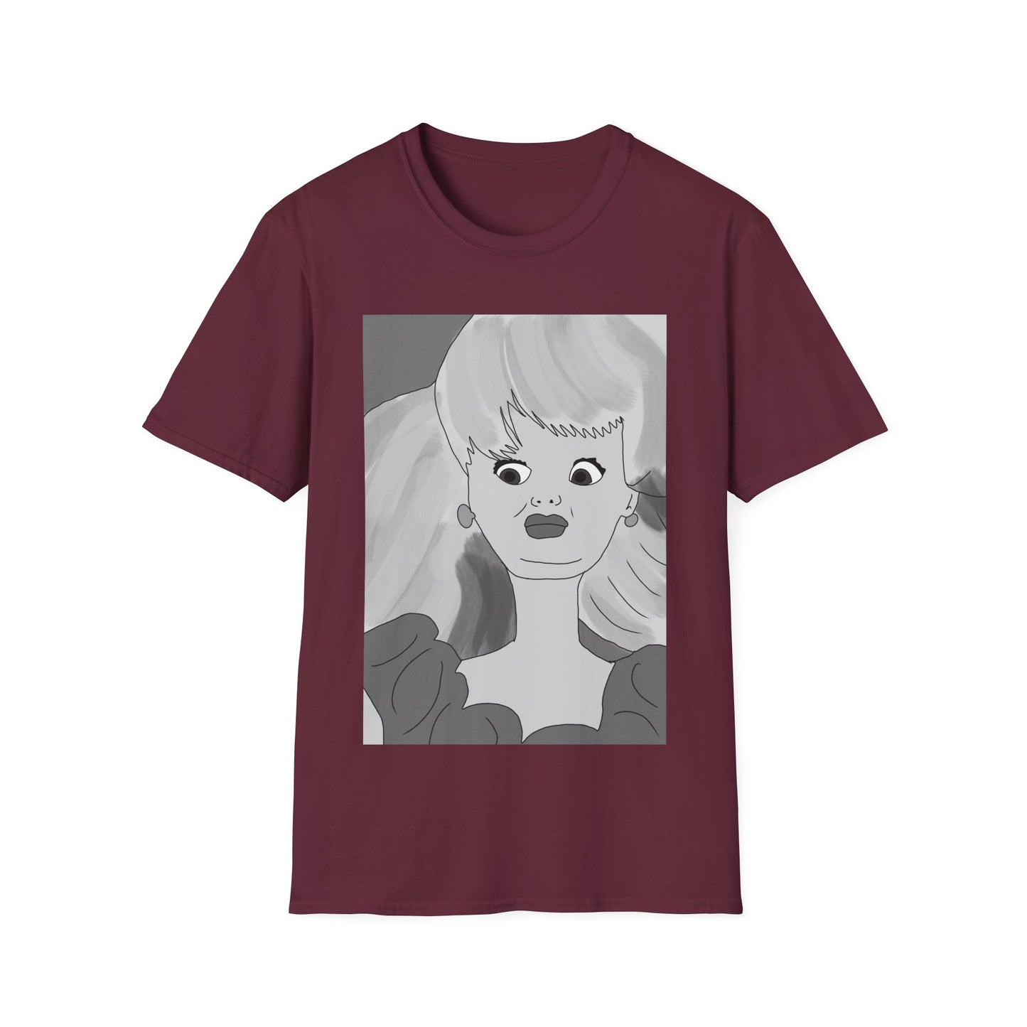 EWWW T-Shirt — Retro Pop Art Doll Portrait Graphic Tee