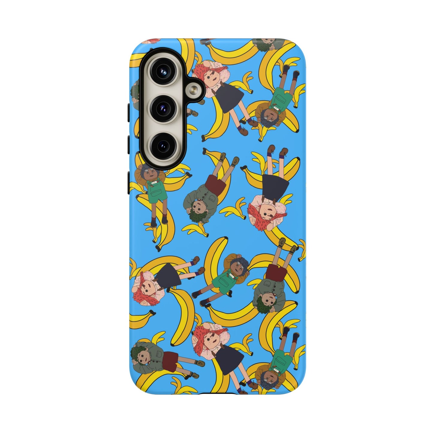 Banana Tots Pattern Phone Case — Cute Cartoon Phone Cover