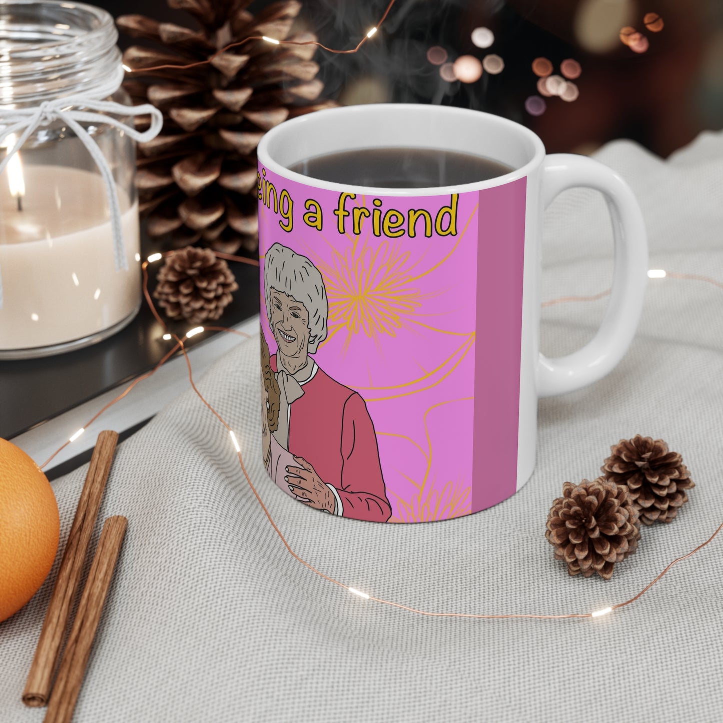 Golden Girls 'Thank You for Being a Friend' Ceramic Coffee Mug