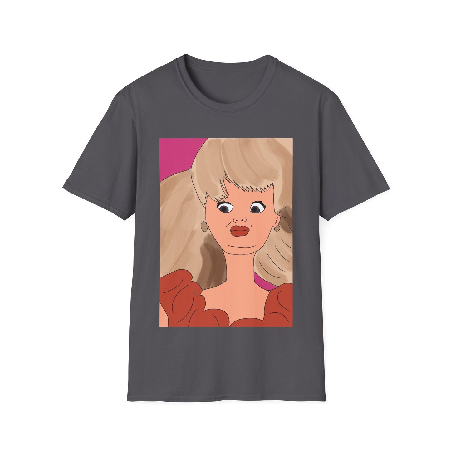 Ewww Retro Pop Art Doll Portrait T-Shirt