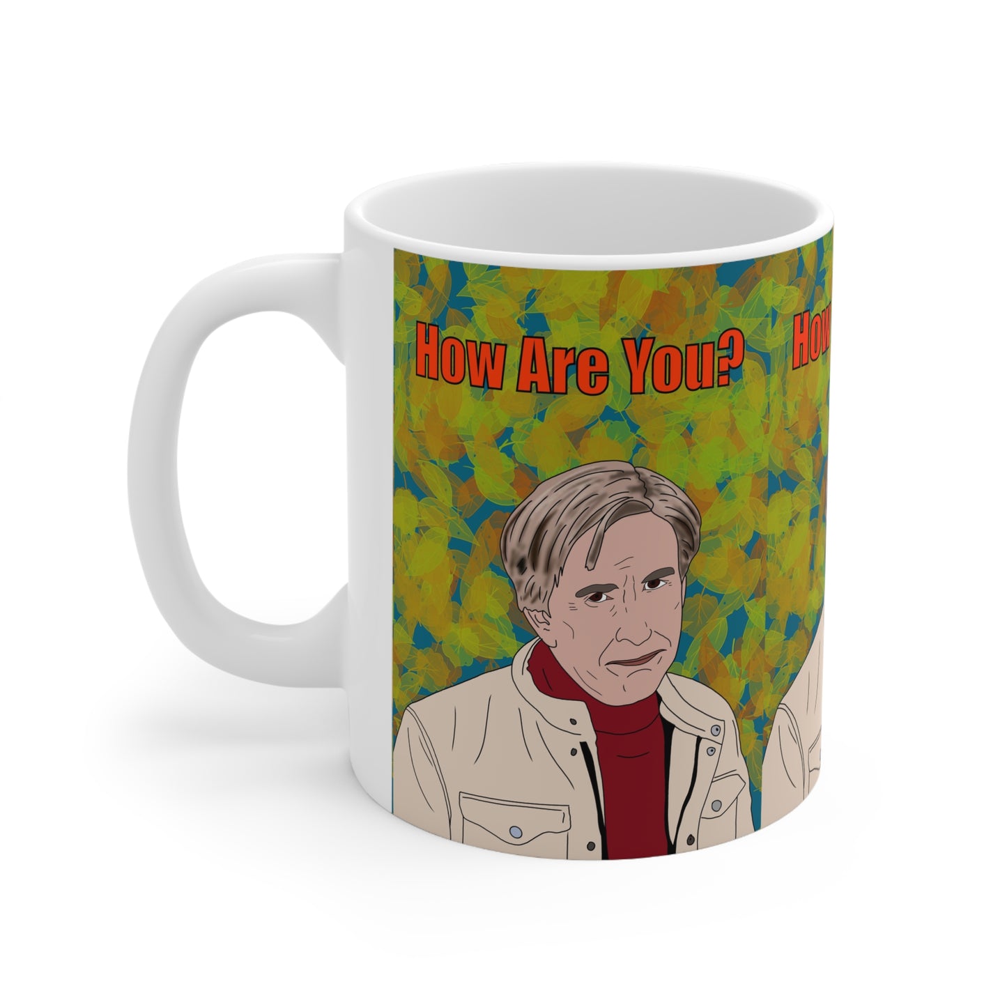 Alan Partridge How Are You? Ceramic Coffee Cup