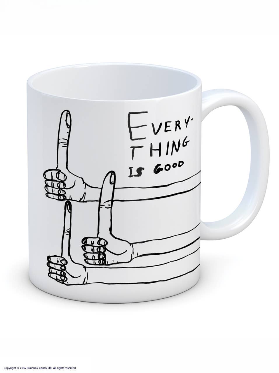Funny Gift David Shrigley Mug - Everything Is Good
