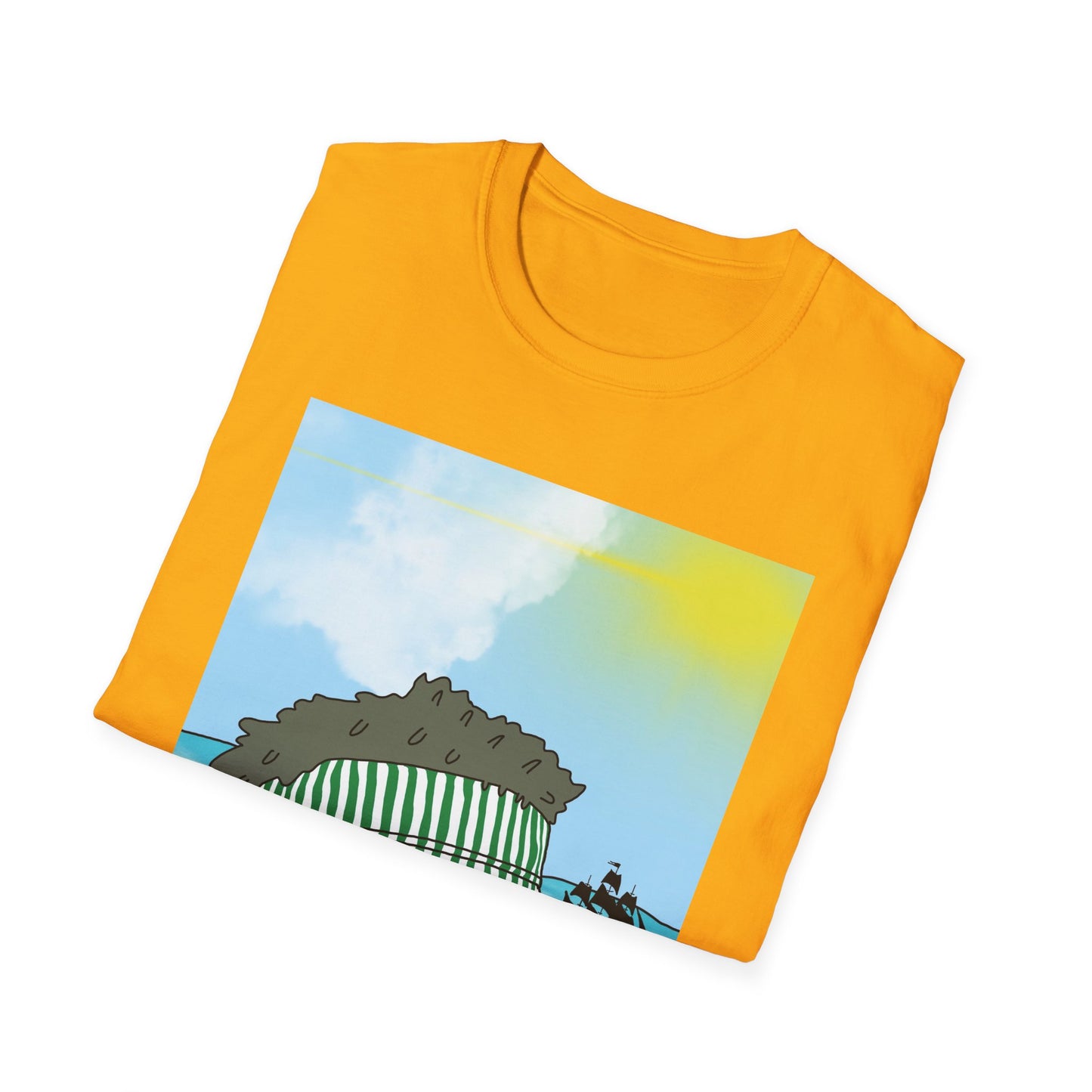 Hawaiian Tiny Surf T-Shirt — Cute Island Lei Graphic Tee