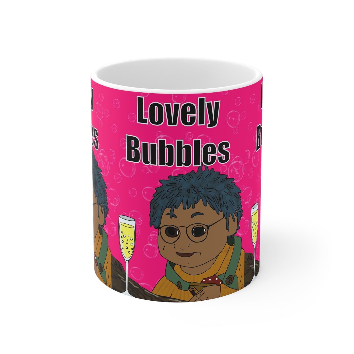 Lovely Bubbles Ceramic Coffee Mug — Cute Character