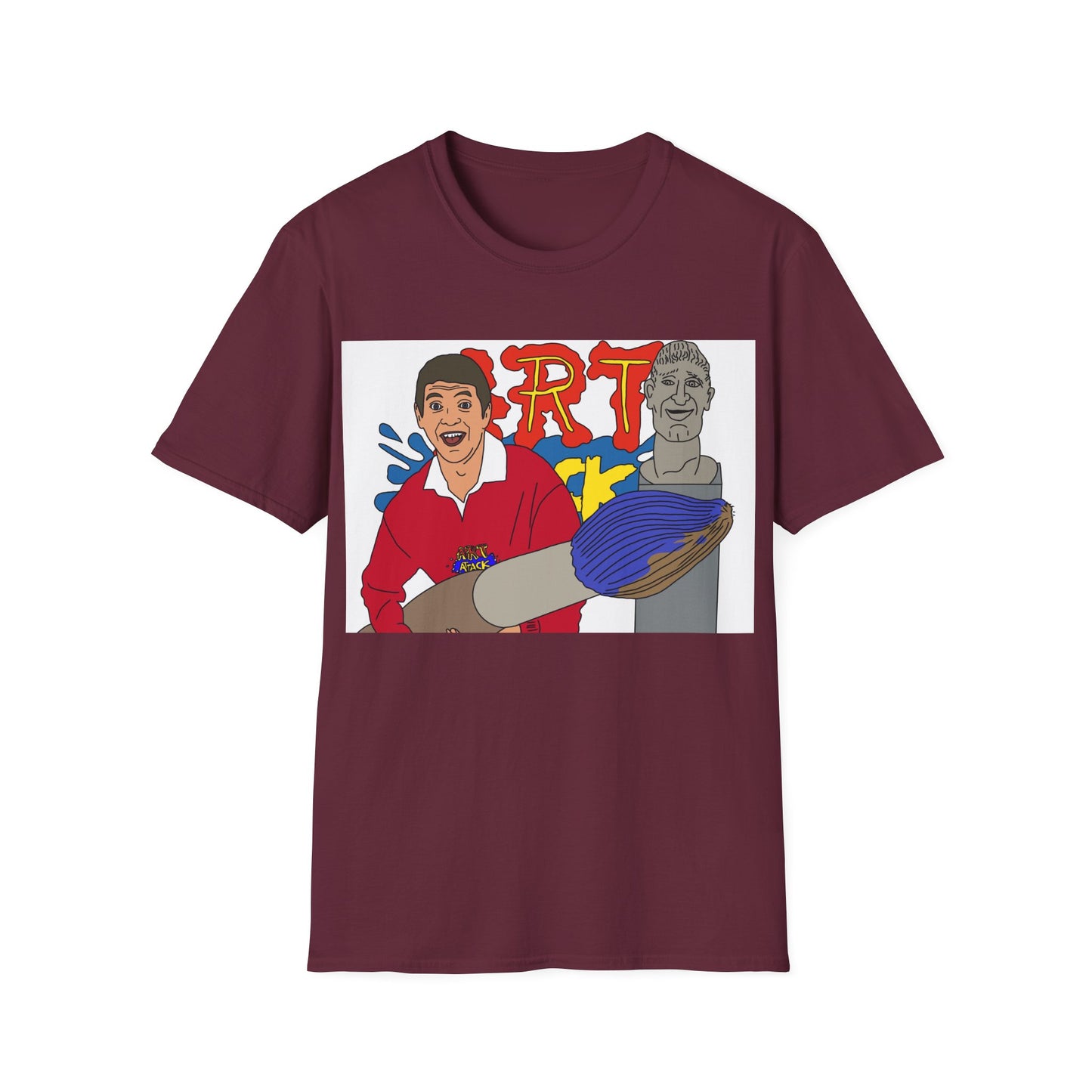 Art Attack 90s T-Shirt — Funny Graphic Tee