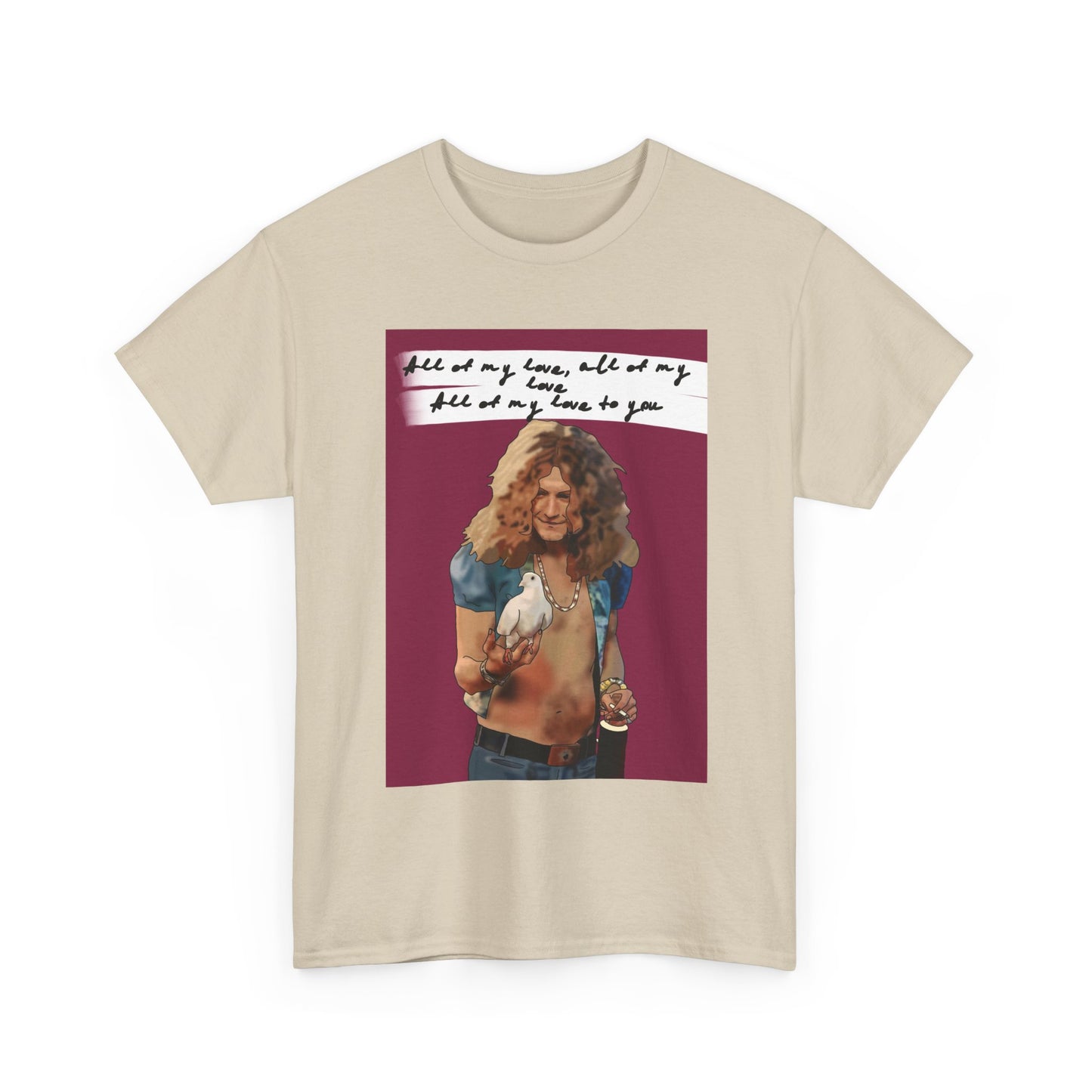 Robert Plant Led Zeppelin lyrics t shirt