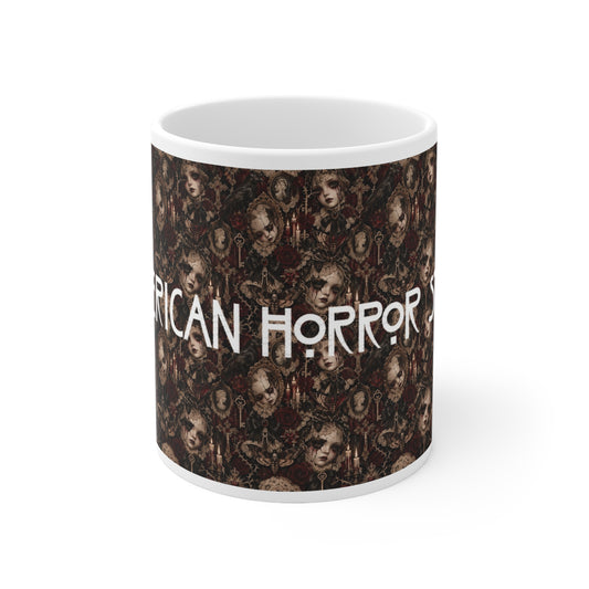 American Horror Story | Mask & Crows Patterned Mug | More Jam