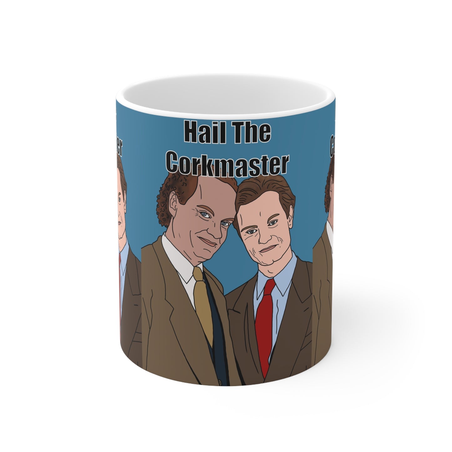 Frasier & Niles Corkmaster Ceramic Coffee Cups