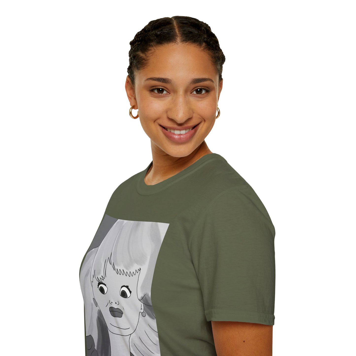 EWWW T-Shirt — Retro Pop Art Doll Portrait Graphic Tee