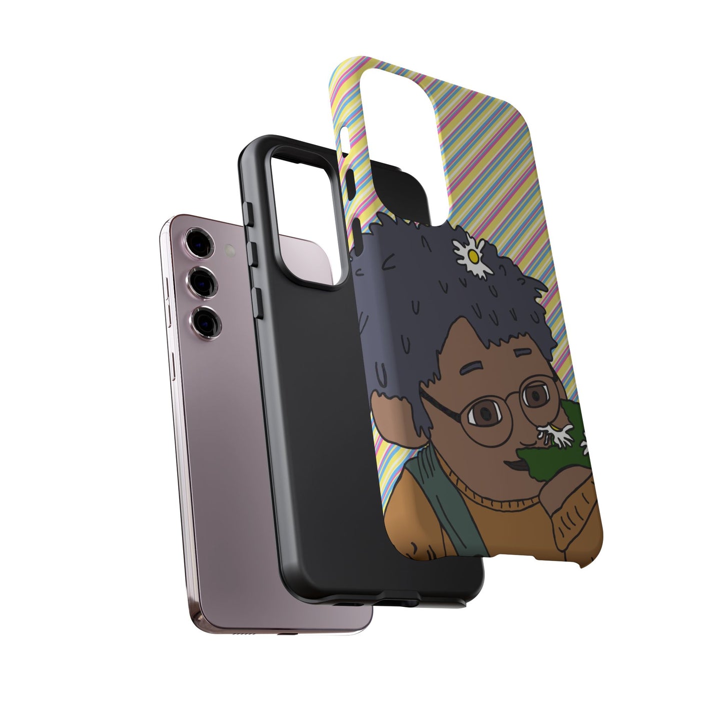 Cute Flowers Tom Phone Case —